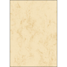 Sigel DP397 Marbled Writing Paper A4 beige, 200 gsm double sided (50 sheets)