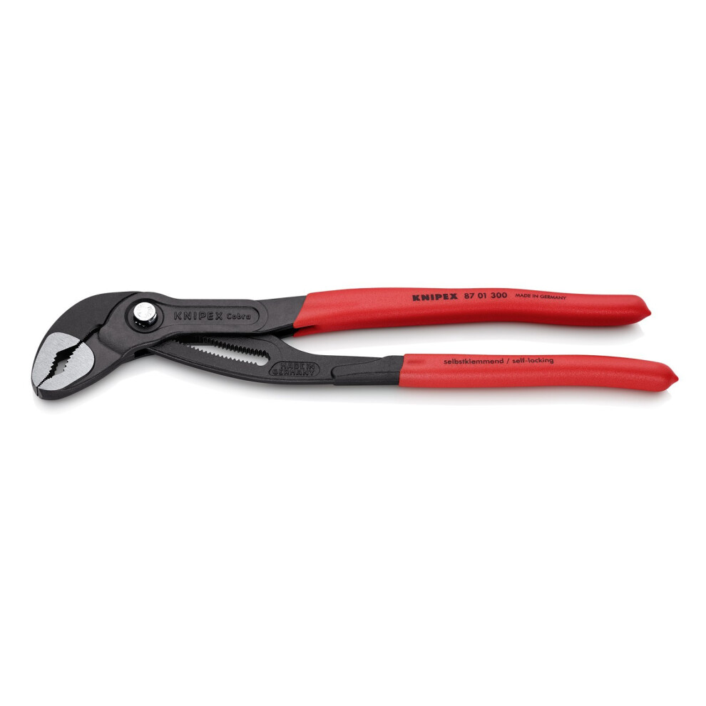 Knipex 87 01 300 Cobra, high-tech water pump pliers for pipes up to 70 mm Ø, 300 mm
