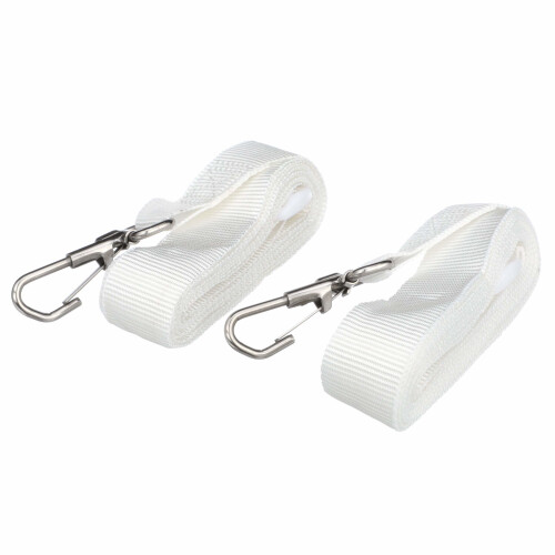 Seachoice 50–78801 Adjustable Straps for Bimini Awning, White, 2.4 m