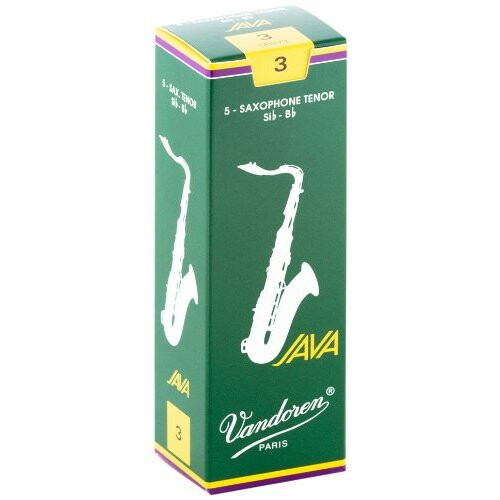 Vandoren Java Tenor Saxophone Reeds - Box of 5 - Strength 3