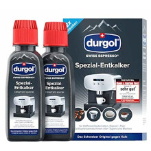 Durgol Swiss Espresso Special Decalcifier for all Coffee Machines,  2 x 125ml