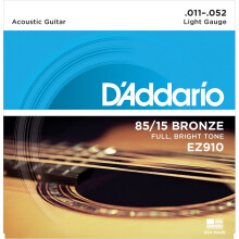 Akoestische snaren - D'ADDARIO - CDD EZ910 - American Bronze 85/15 - Helder geluid - Lange levensduur