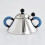 Alessi Alessi - 9097 - Açucareiro com colher em aço inox… 2