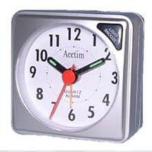 Acctim "Ingot Travel Alarm Clock, Silver, Mini