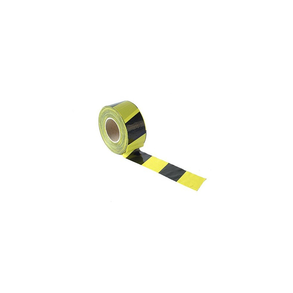 Faithfull Barrier Tape 70MM X 500M Black/Yellow