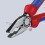 Knipex KNIPEX 03 02 180 Combination Pliers black atramentized with multi-component grips 180 mm 4