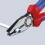 Knipex KNIPEX 03 02 180 Combination Pliers black atramentized with multi-component grips 180 mm 5