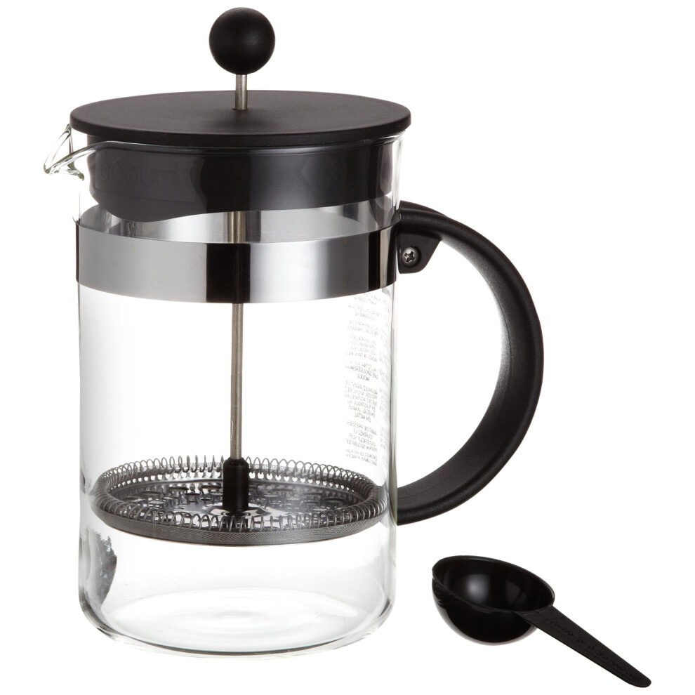 BODUM BISTRO NOUVEAU Coffee Maker (French Press System, Dishwasher Safe, 1.5 L/51 oz, 12 Cup) - Black