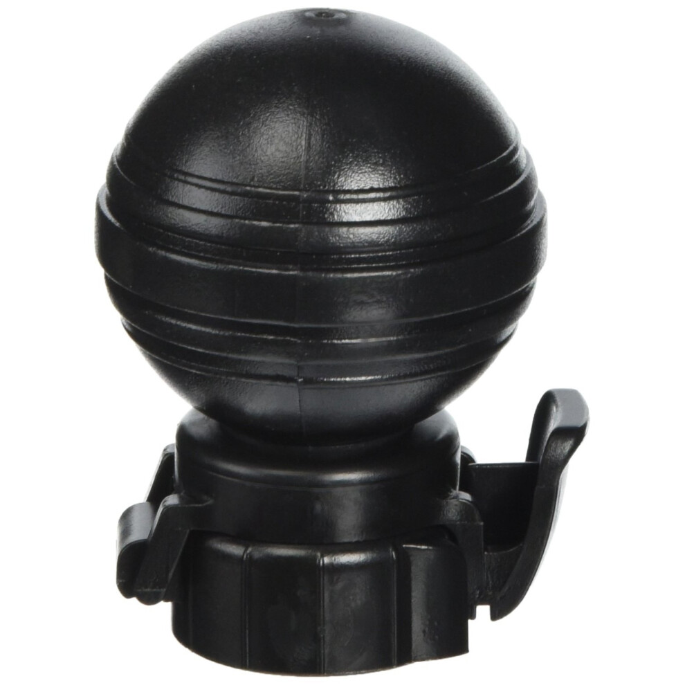 Jokari 05100 – Soda Pump with Flip Top Lid – Black 4.3 x 5.1 x 6.8 cm – Pump & Pour Fizzy for Longer!