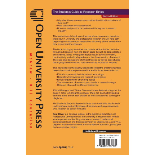 The Student's Guide To Research Ethics (Open Up Study Skills) 1