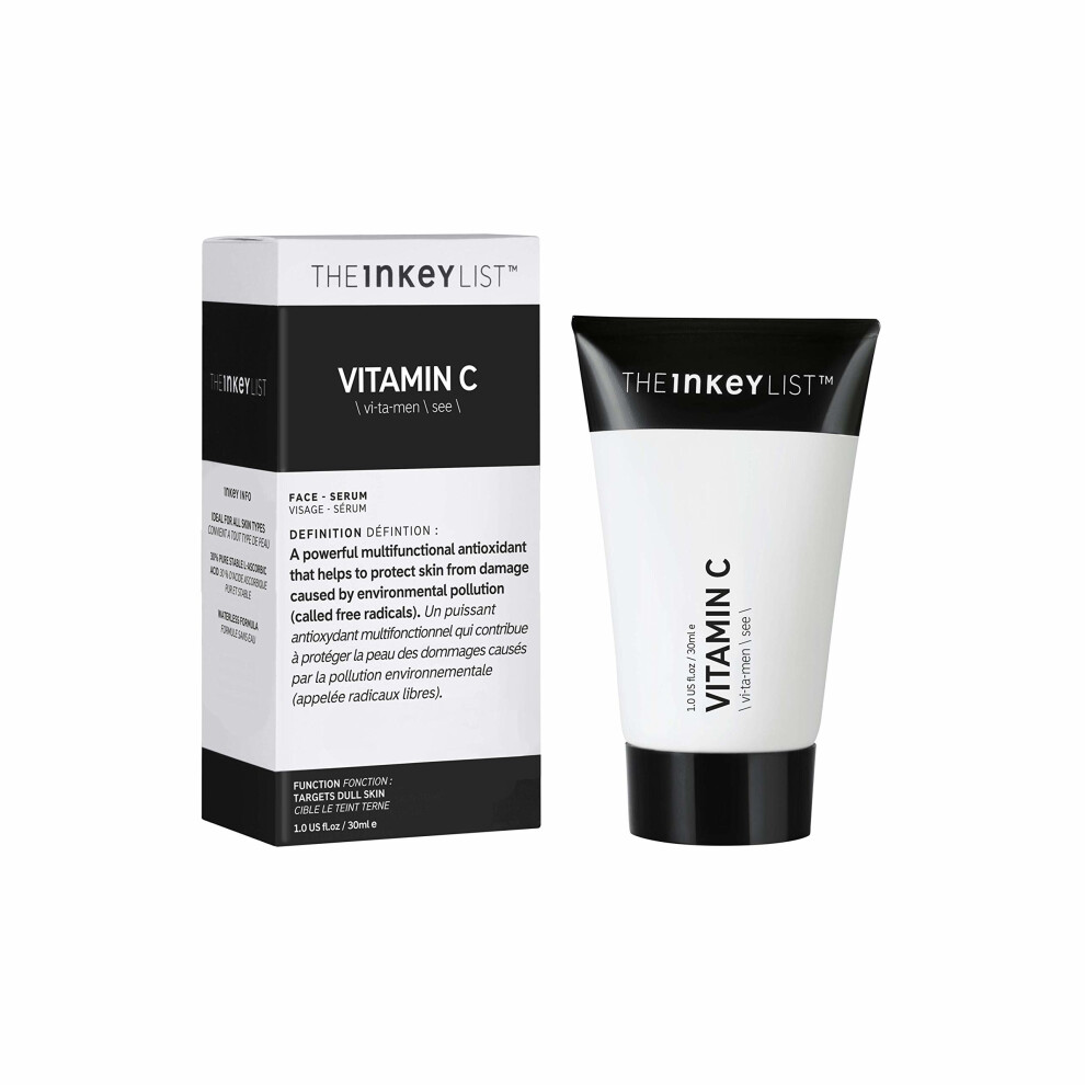 The INKEY List 30% Vitamin C Serum 30ml Brightening Antioxidant Face Serum - Image 2