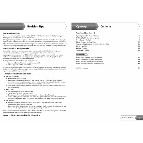 WJEC GCSE Welsh Second Language Workbook (Collins GCSE Revision) 1