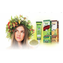 Hair Colouring Cream with Henna and Nettle Extract - Natural Black 7, Ammonia Free, Sulphates Free, Parabens Free