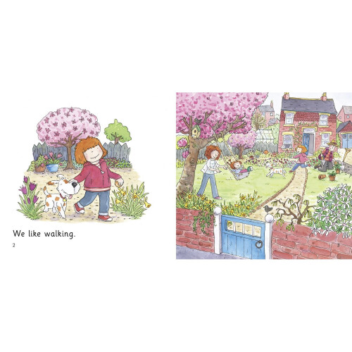 Walking and Walking: Band 01A/Pink A (Collins Big Cat) 1
