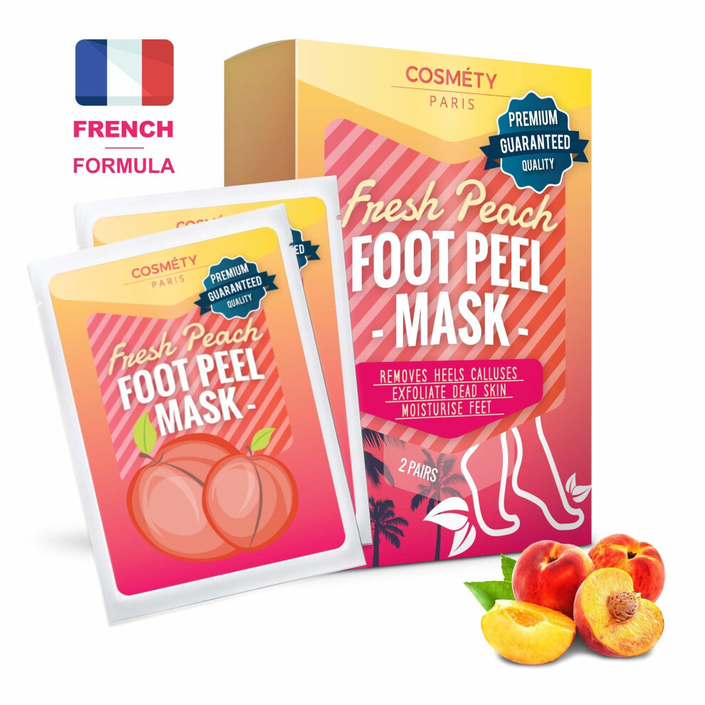 Exfoliating Foot Peeling Mask for Soft Baby Feet - 2 Pairs - Removes Calluses, Dead and Dry Skin - Repairs Rough Heels in 7 Days; For Men and...-image-OPC-PPJ86S-NEW