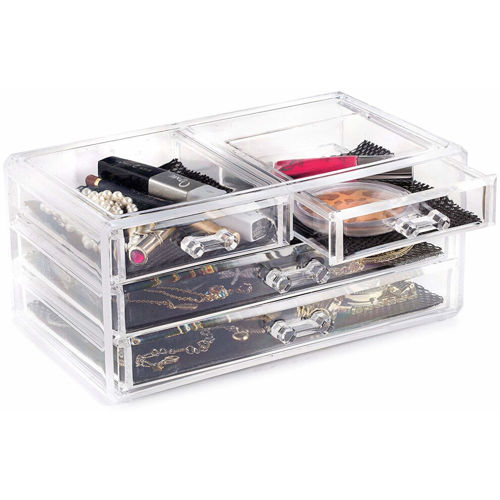 czhong-fobuy-clear-acrylic-makeup-organiser-storage-stand-display-table-for-cosmetics-set-holder--jewellery--2-layers