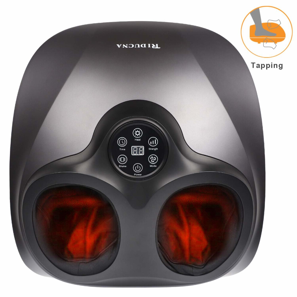 Triducna Shiatsu Electric Foot Massager, 2024 Deep Kneading and Air Compression