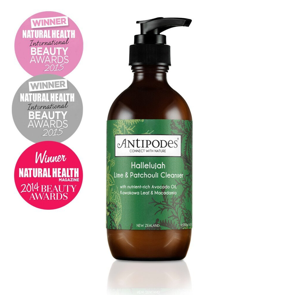 Antipodes Hallelujah Lime & Patchouli Cleanser 200 Ml