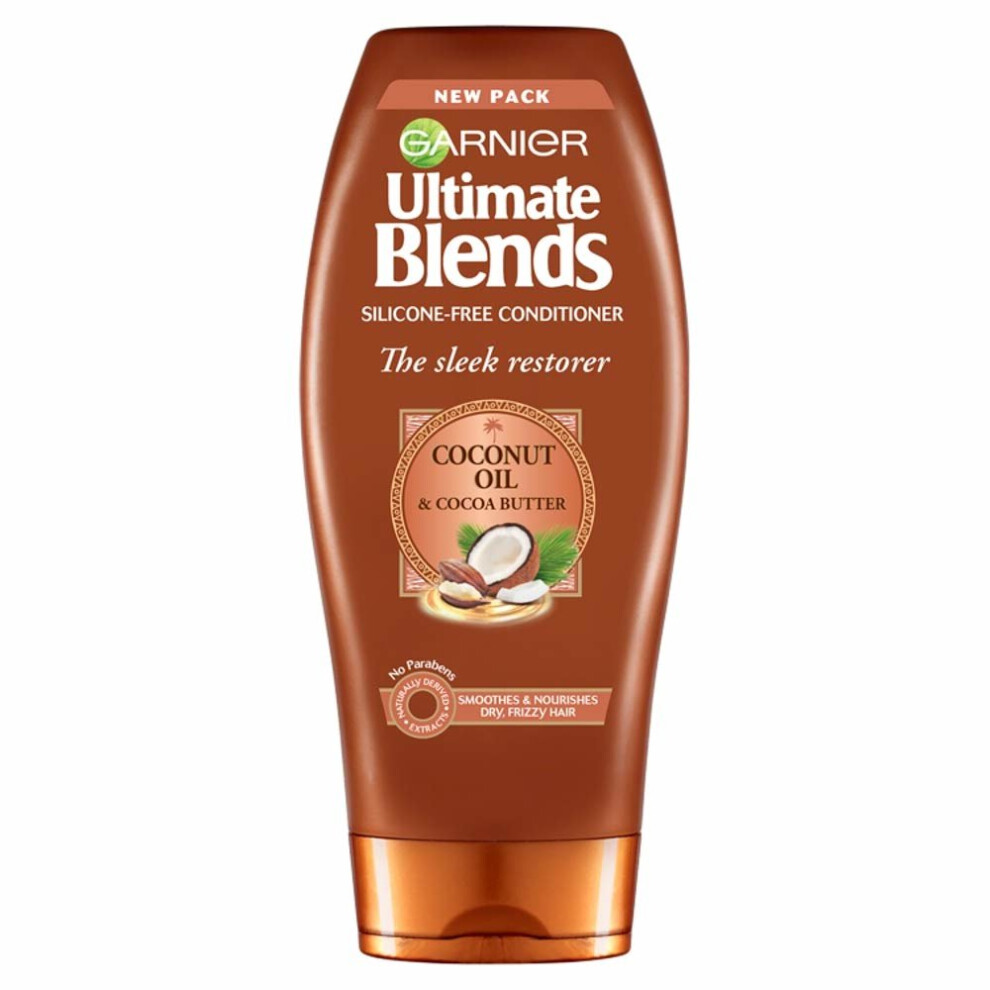 Garnier Ultimate Blends Coconut Oil Frizzy Hair Conditioner, 360 ml