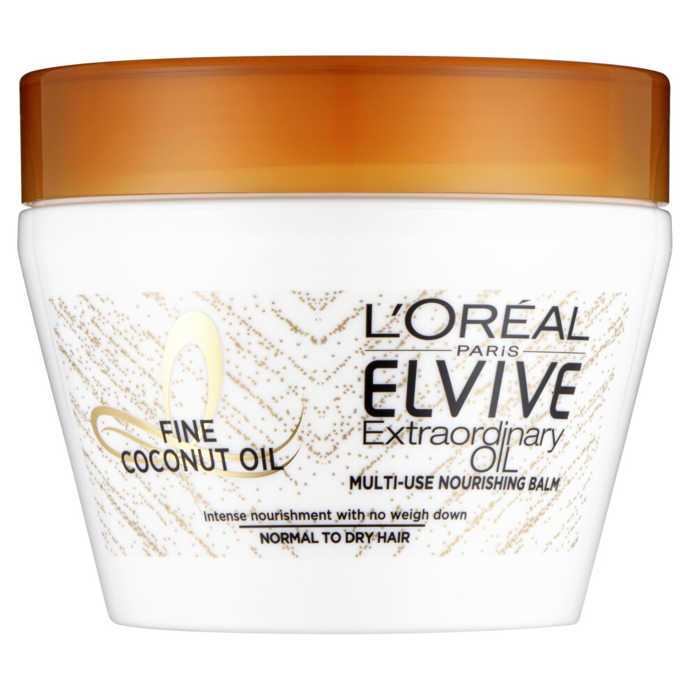 New L’oréal Paris L'oreal Elvive Extraordinary Oil Coconut Hair Mask, 300 Ml Hj8u