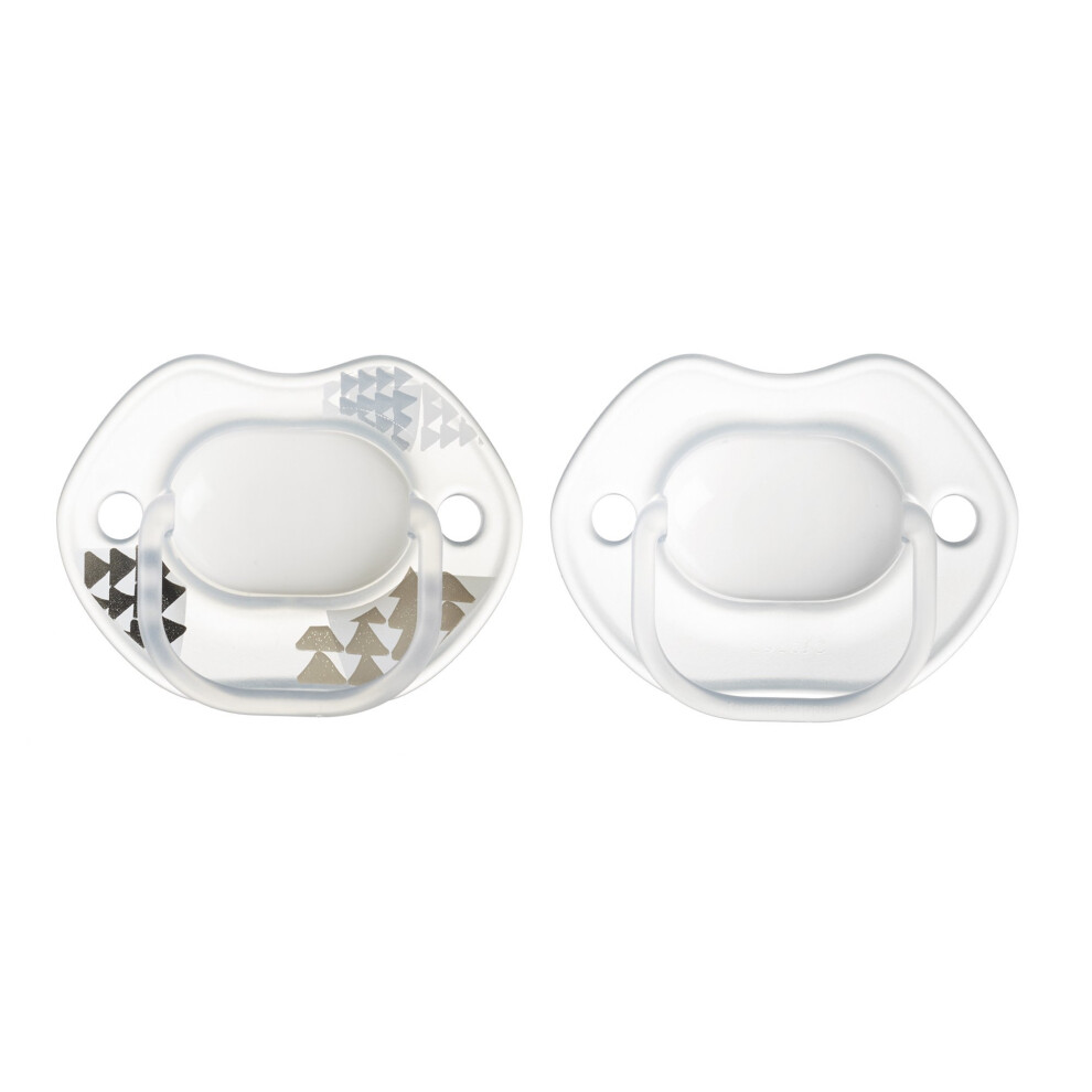 Tommee Tippee Urban Style Soother for Unisex, 0 to 6 Months, Pack of 2