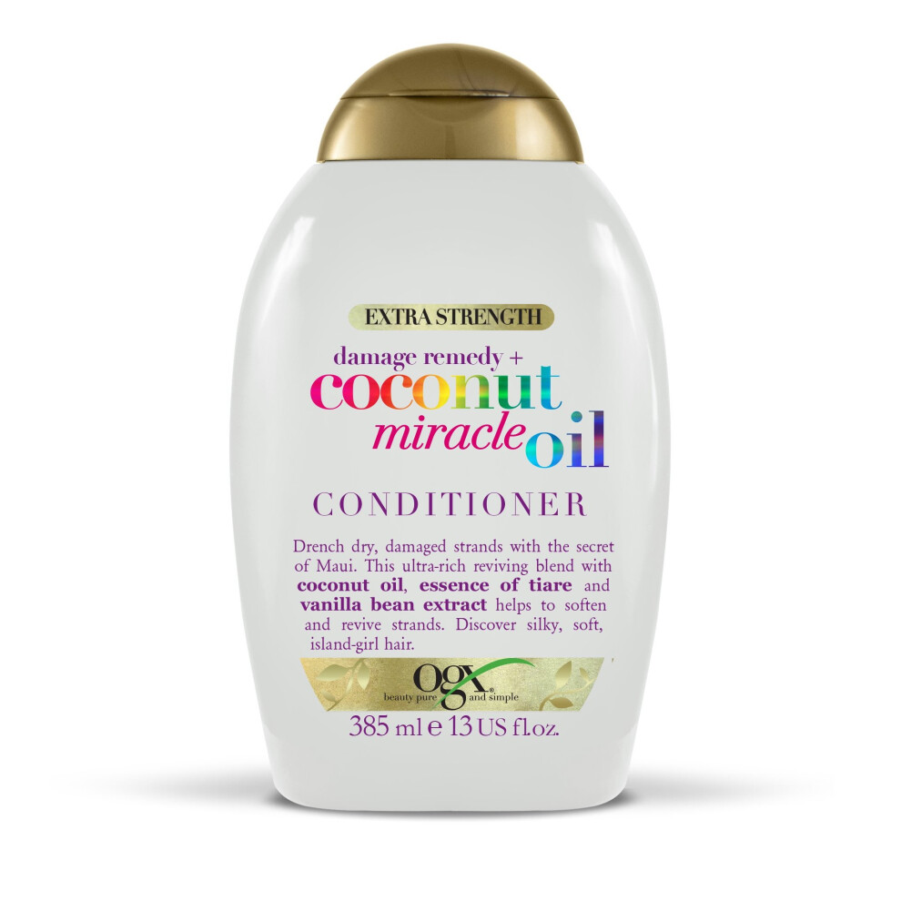 OGX Damage Remedy + Coconut Miracle Oil Conditioner 385 Ml