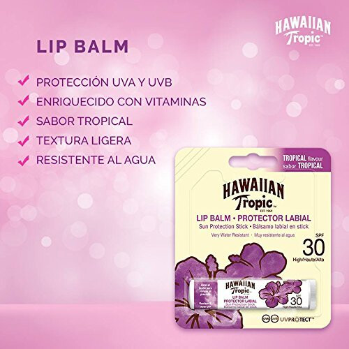 Hawaiian Tropic Hawaiian Tropic Χειλικός Προστατευτικός Βάλσαμο Stick SPF30 Ανθεκτικό στο Νερό 1