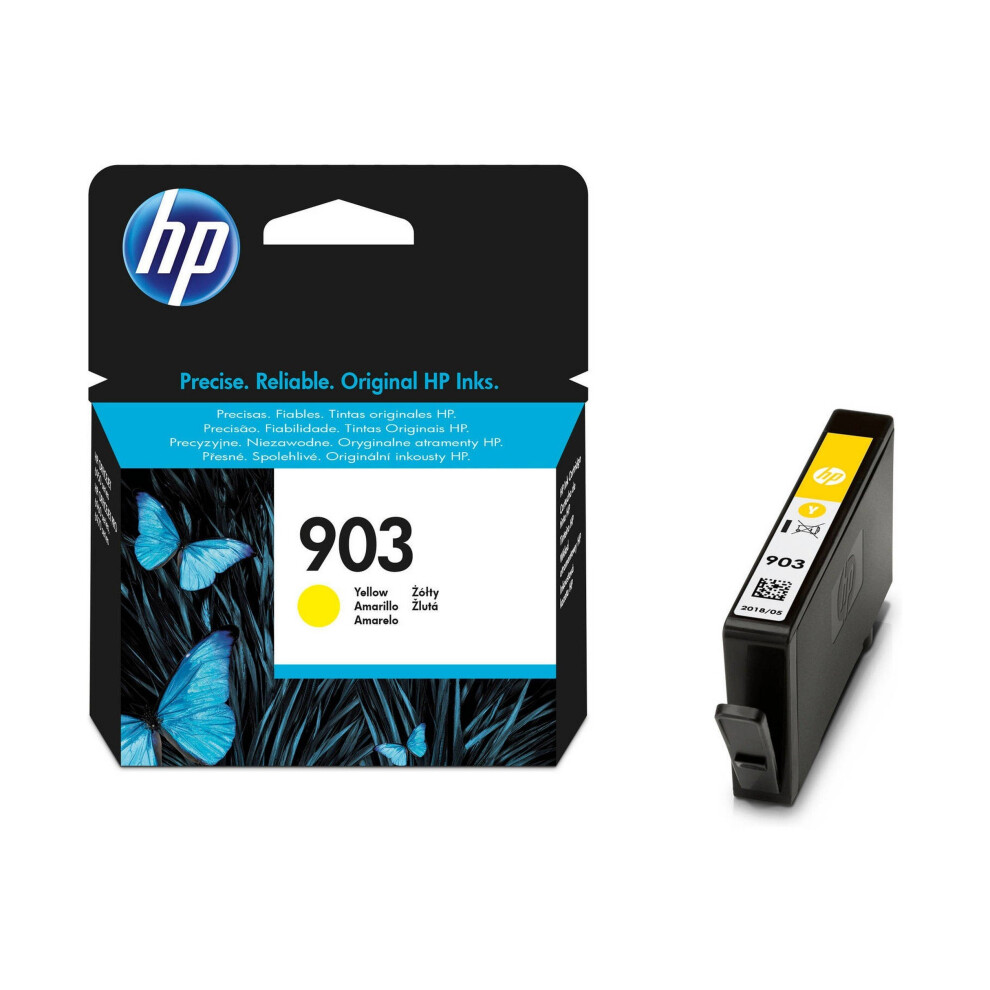 HP 903 Yellow Original Ink Cartridge (T6L95AE)