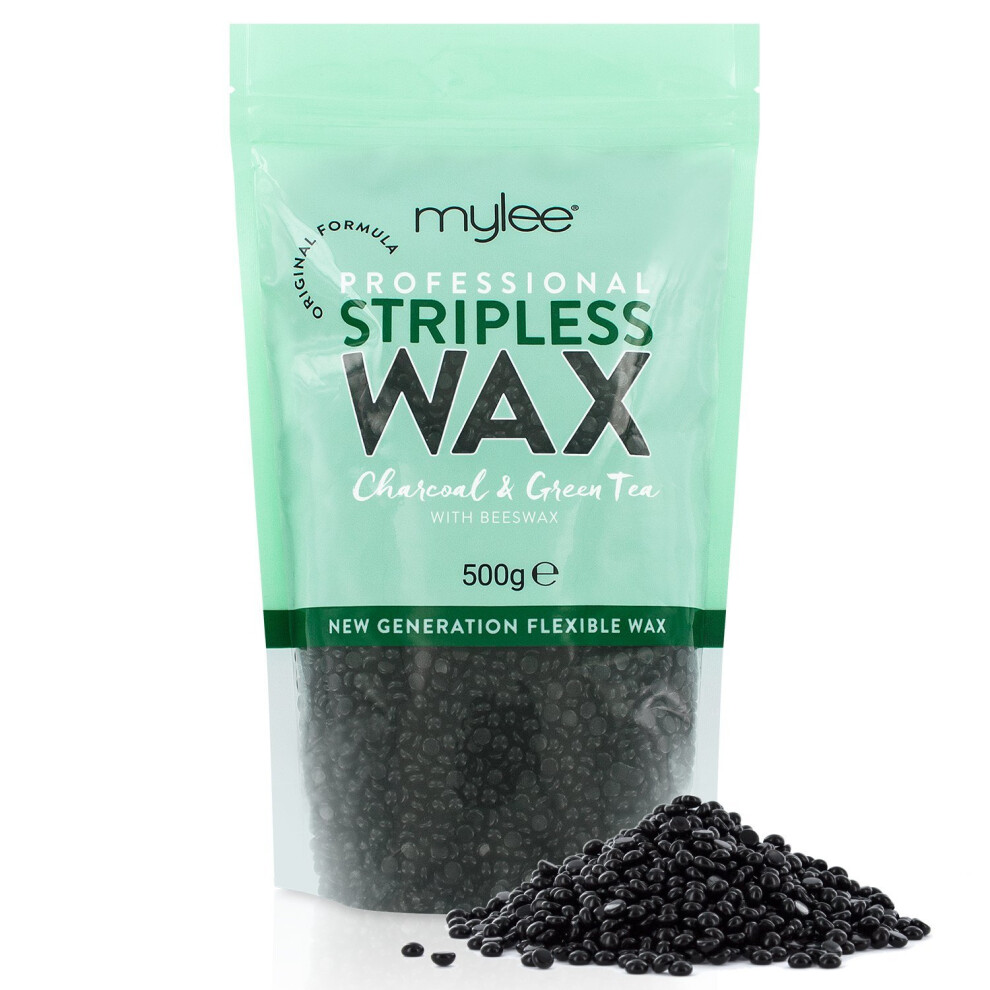 Mylee Professional Hard Wax Beads 500g, Stripless Depilatory Waxing Pellets Solid Film Beans No Strip Needed, Painless Gentle Hair Removal of Full...