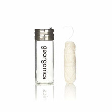 Georganics Natural Silk Dental Floss 30m - Cardamom, Wax-Coated, Biodegradable, SDF