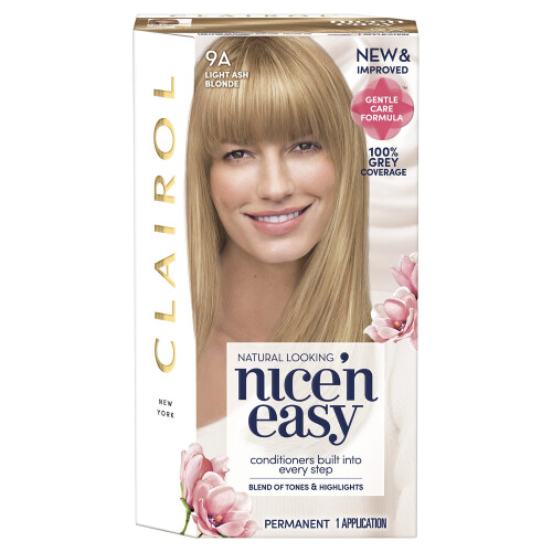 Clairol Clairol Nice' n Easy Μόνιμη βαφή μαλλιών 9A Light Ash Blonde