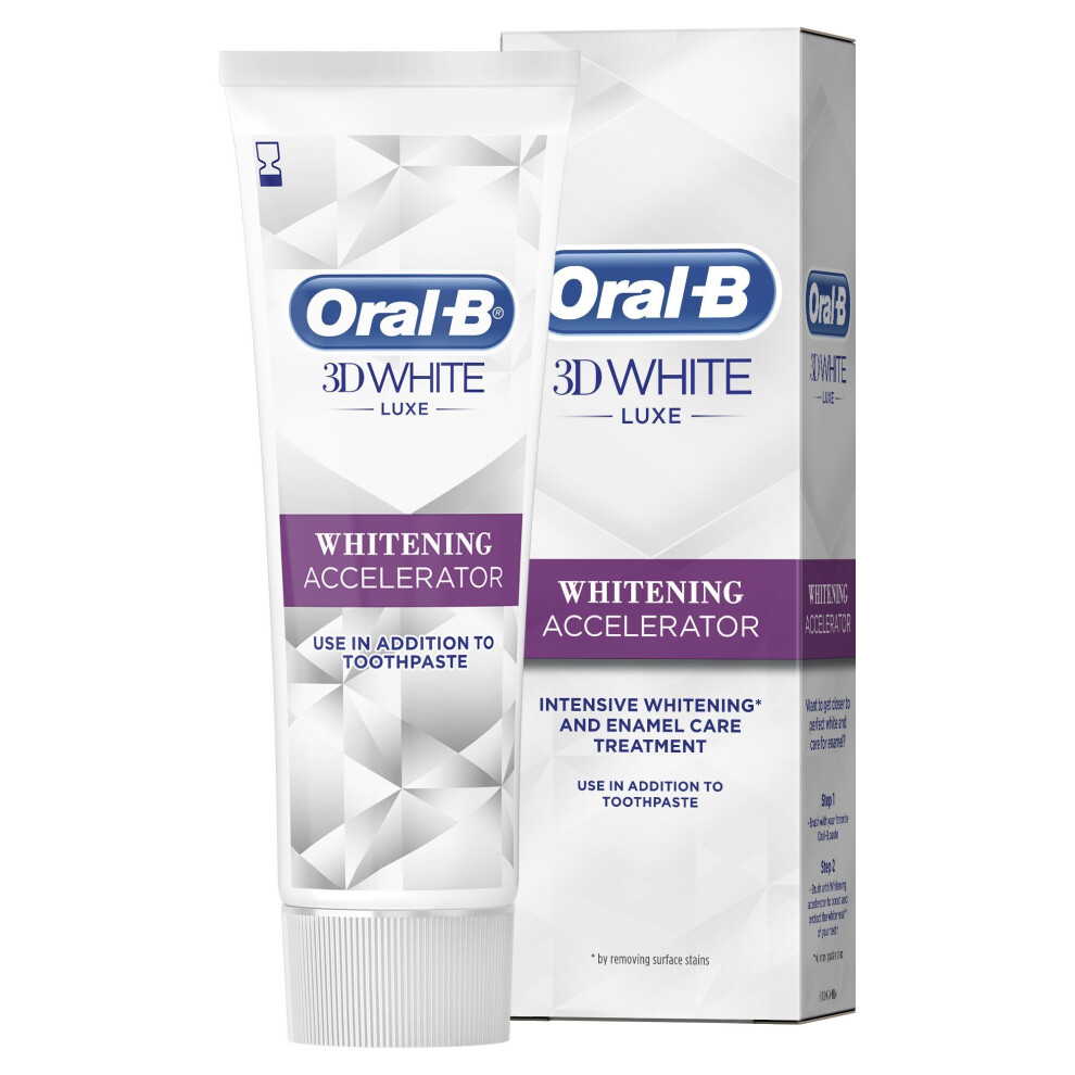 Oral-B 3D White Luxe Whitening Accelerator, 75 ml