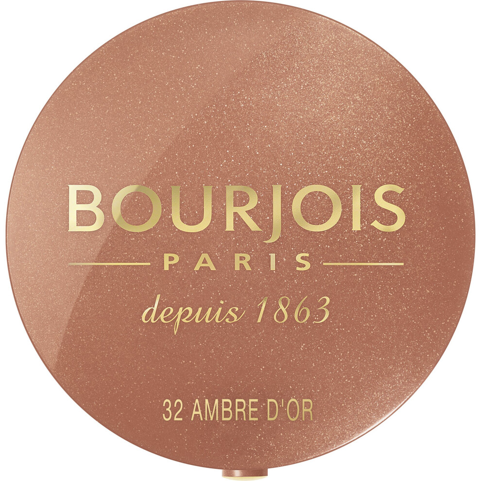 Bourjois Blusher Small Round Pot - 32 Golden Amber