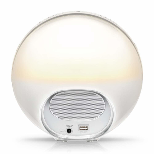 Philips Wakeup Light Alarm Clock with Coloured Sunrise Simulation, 7 Natural Sounds & Radio
