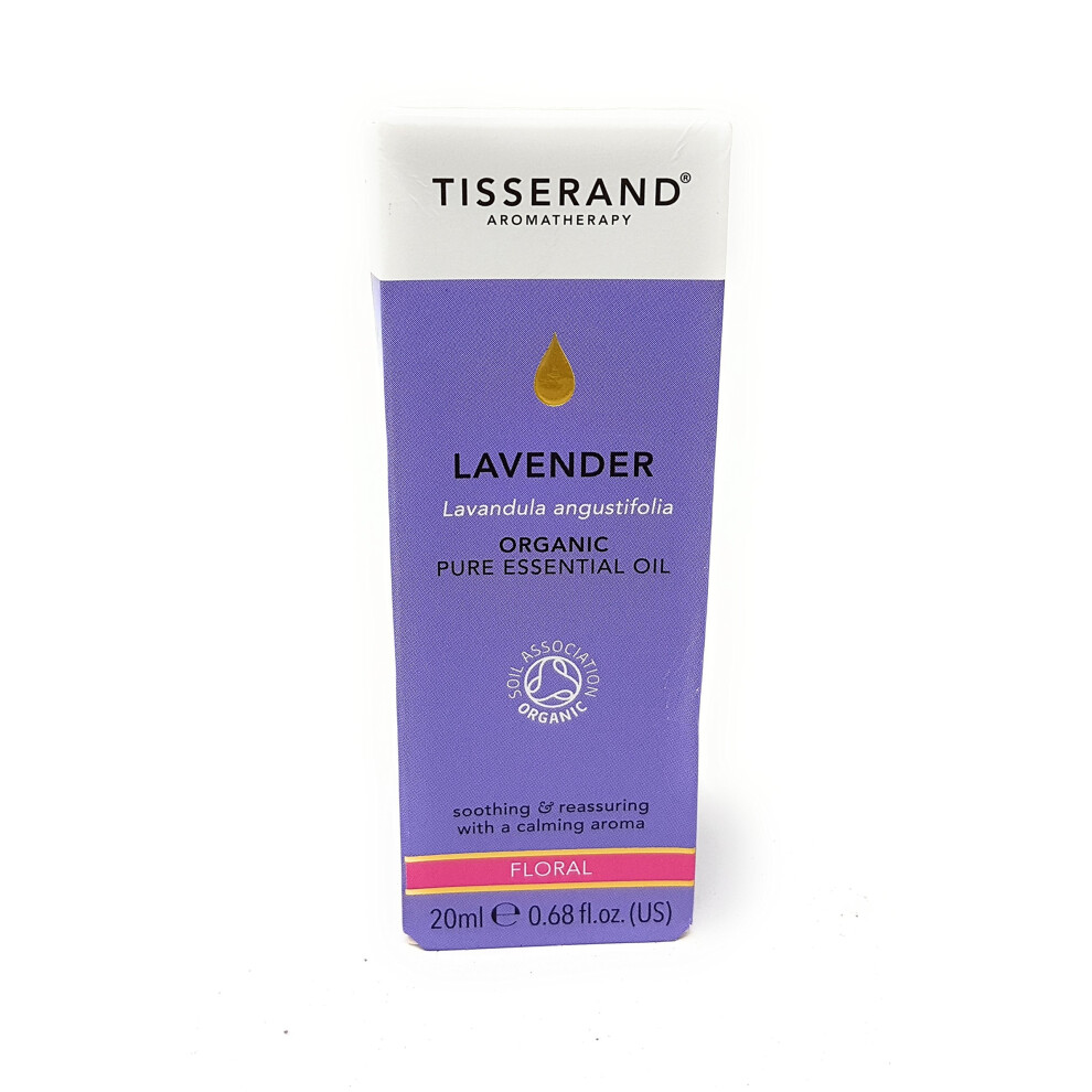 Tisserand Lavender Organic Essential Oil, 20 ml
