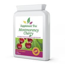 Montmorency Cherry 750mg 90 Capsules - High Strength Pure Freeze Dried - UK Manufactured to GMP Guaranteed Quality
