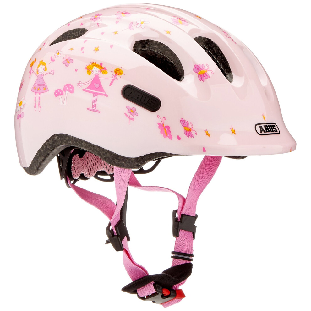 ABUS Girl Smiley 2.0ÃÂ Bicycle Helmet, Girls, Smiley 2.0, rose princess