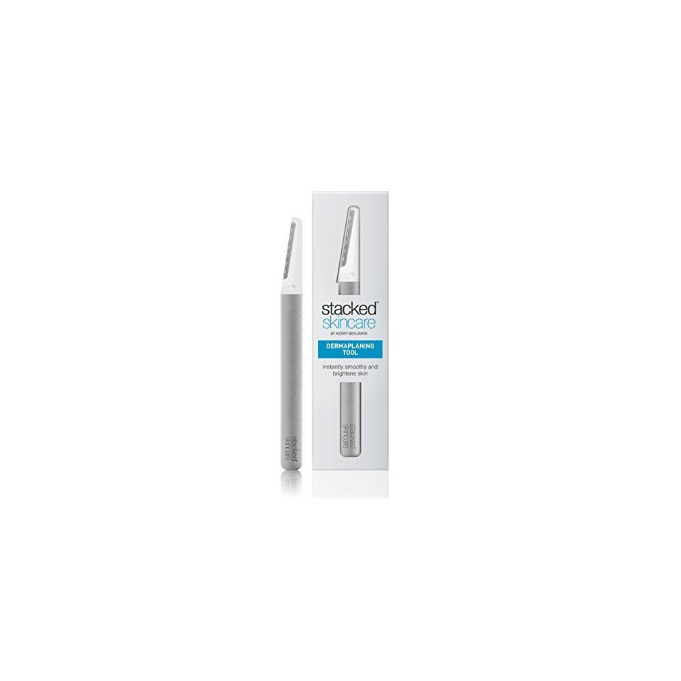 Stackedskincare Facial Exfoliating Tool For Face - Dermaplaning Tool - The Perfect Tool For Smooth, Radiant Skin. No Exfoliating Brush Or Scrub Needed For Glowing...