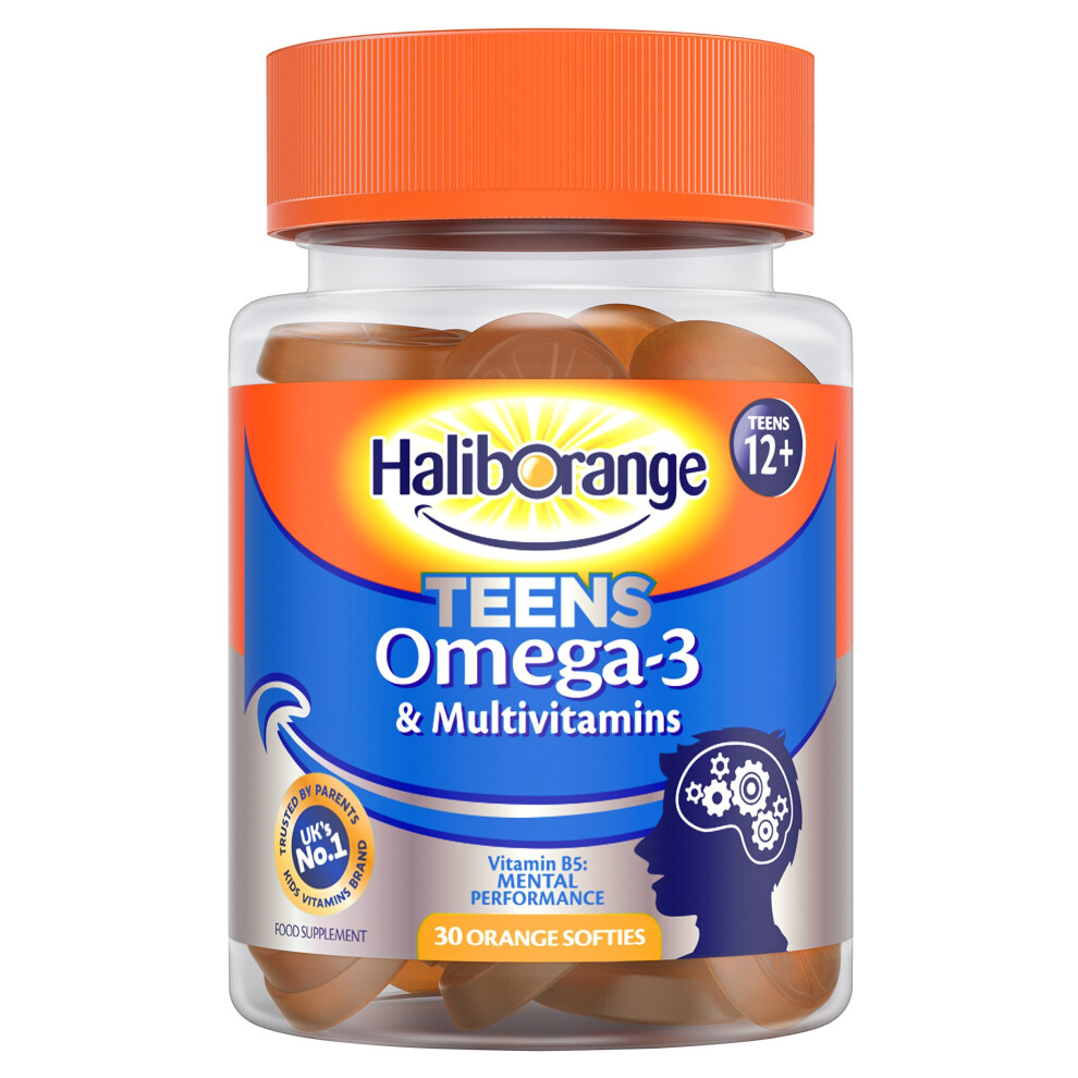 Haliborange Orange Halib Teens Omega-3 And Multivitamins 30 Softies