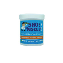 Foot and shoe powder 100g - Foot odour remover and eliminator - Developed by a registered podiatrist Shoe Rescue is a completely natural deodorant...
