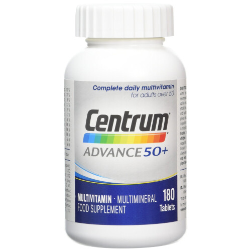 Centrum Centrum Advance 50 Plus Multivitamin Tablets, Pack of 180