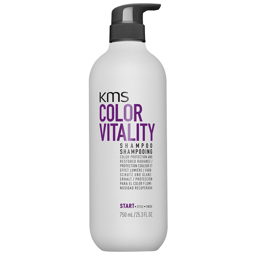 Kms Colorvitality Shampoo 750Ml With Uv Filter: Preserves Color Up To 3X Longer For Color-Treated Hair | C-152206