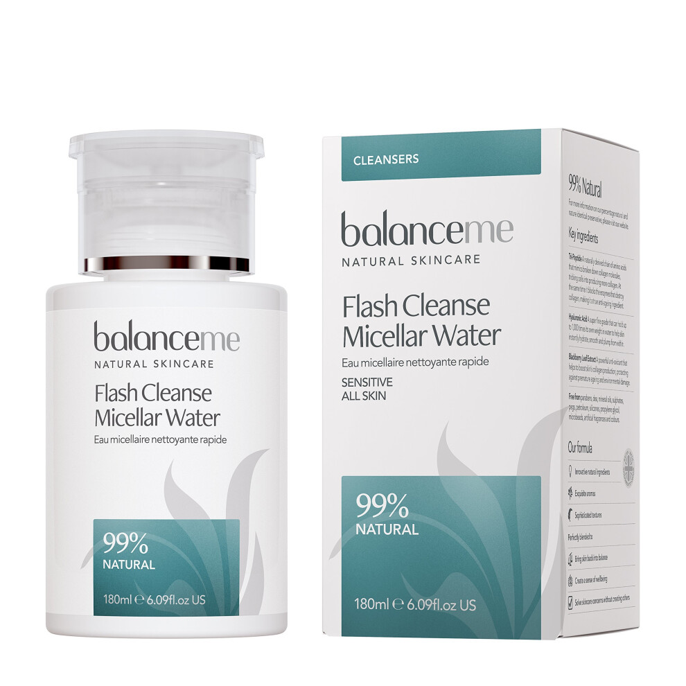 Balance Me Flash Cleanse Micellar Water 180 Ml