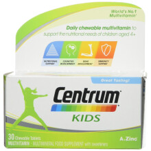 CENTRUM ADVANCE Comprimés multivitaminés pour enfants, paquet de 30