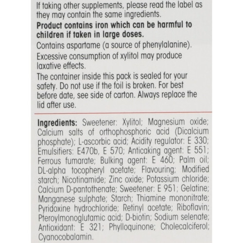Centrum CENTRUM ADVANCE Πολυβιταμινούχα δισκία με φρέσκα φρούτα και φρούτα, συσκευασία των 30 2