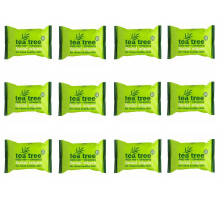 Tea Tree Daily Use Cleansing Facial Face Make Up Wipes (12 x 25 Packs)