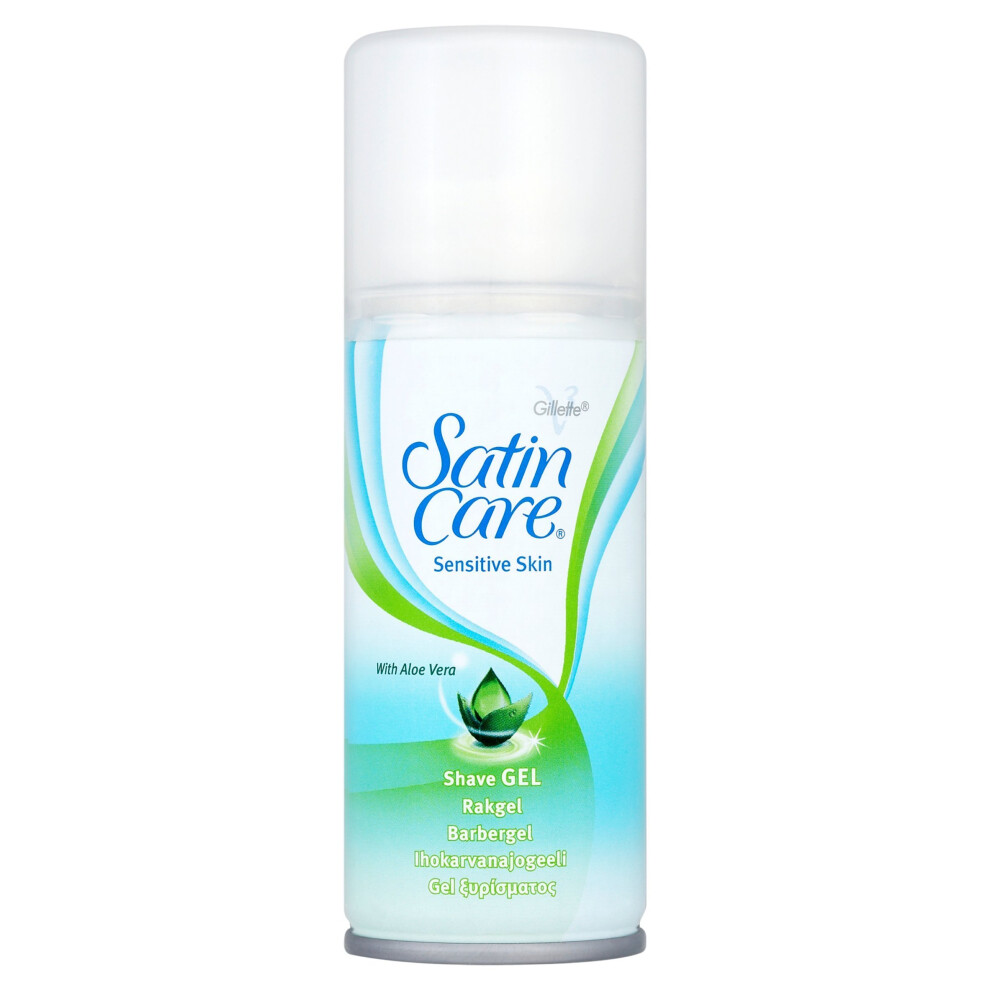 Gillette Satin Care Sensitive Skin Women's Shaving Gel, 75 Ml