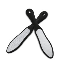 BEZOX Double-Sided Foot File Pedicure Rasp for Calluses & Cracked Heels, Heavy-Duty Stainless Steel, Waterproof, Ergonomic Handle, F-01