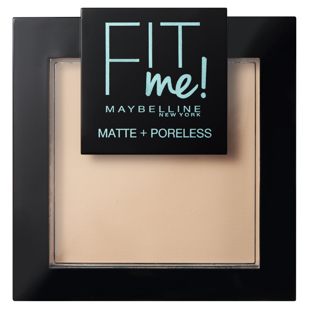 Maybelline Fit Me Matte Poreless Powder 115 Ivory 9g - Blurs Pores, Flawless Finish C-3600531384173