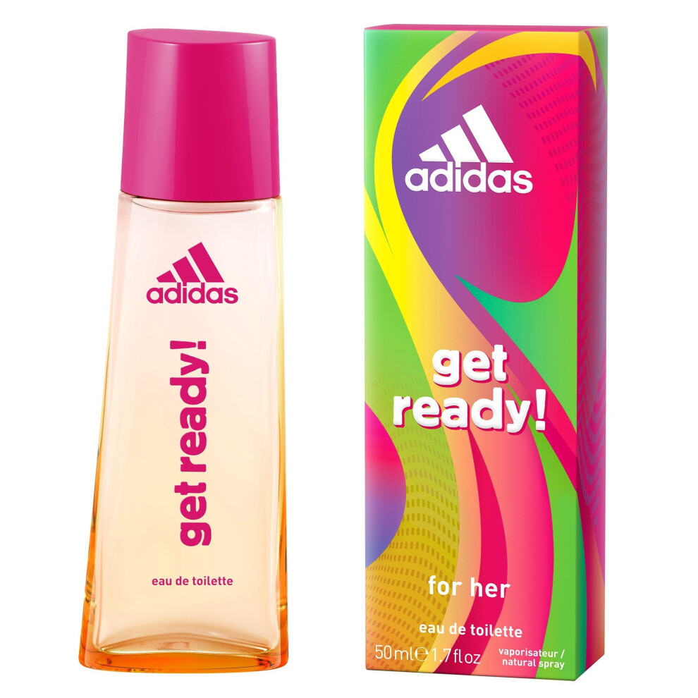 Adidas Get ready EDT with spray, for women, 50 ml